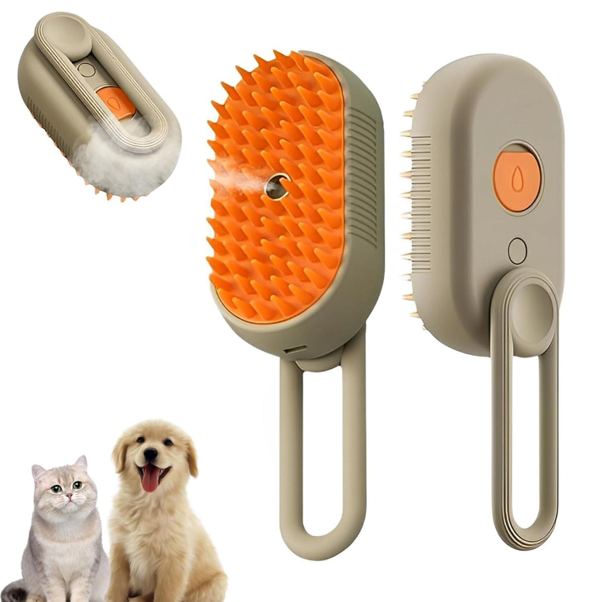 CatNova 3 en 1 | Cepillo de Vapor para Mascotas
